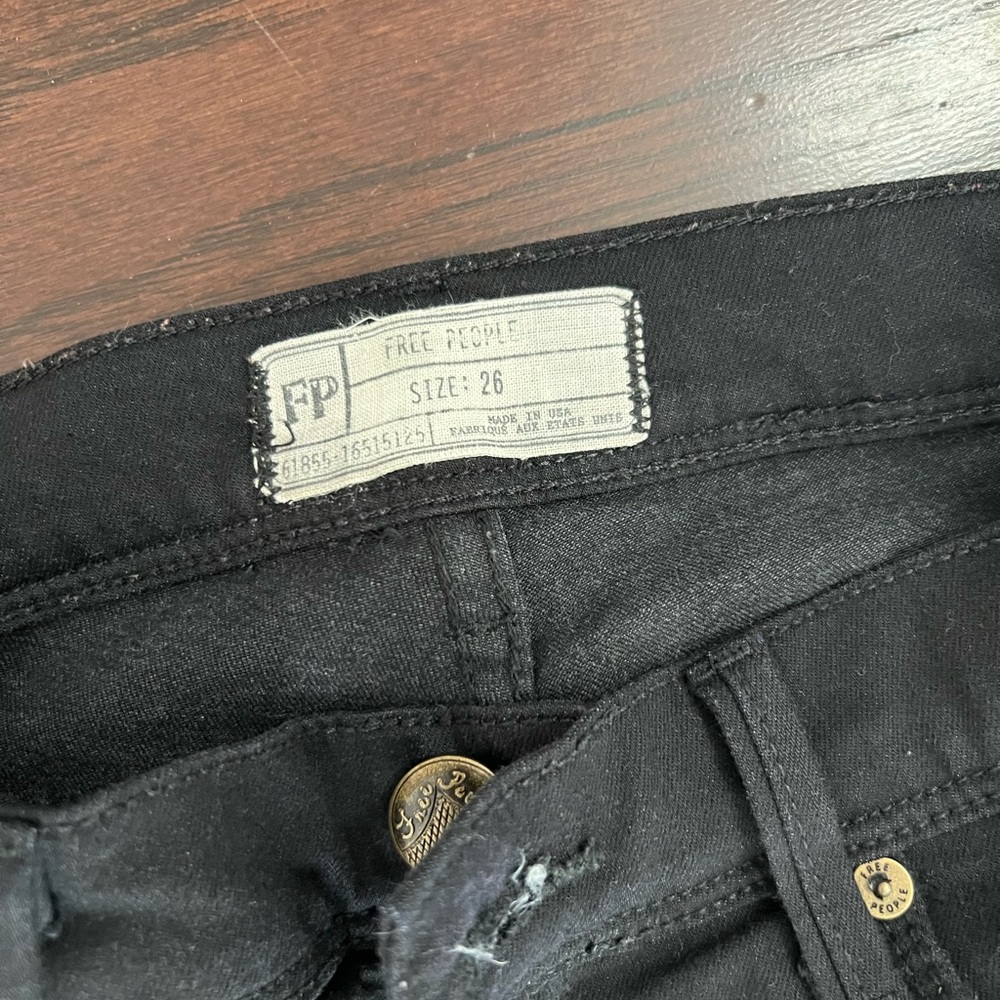 Free people stretchy jeans size 26